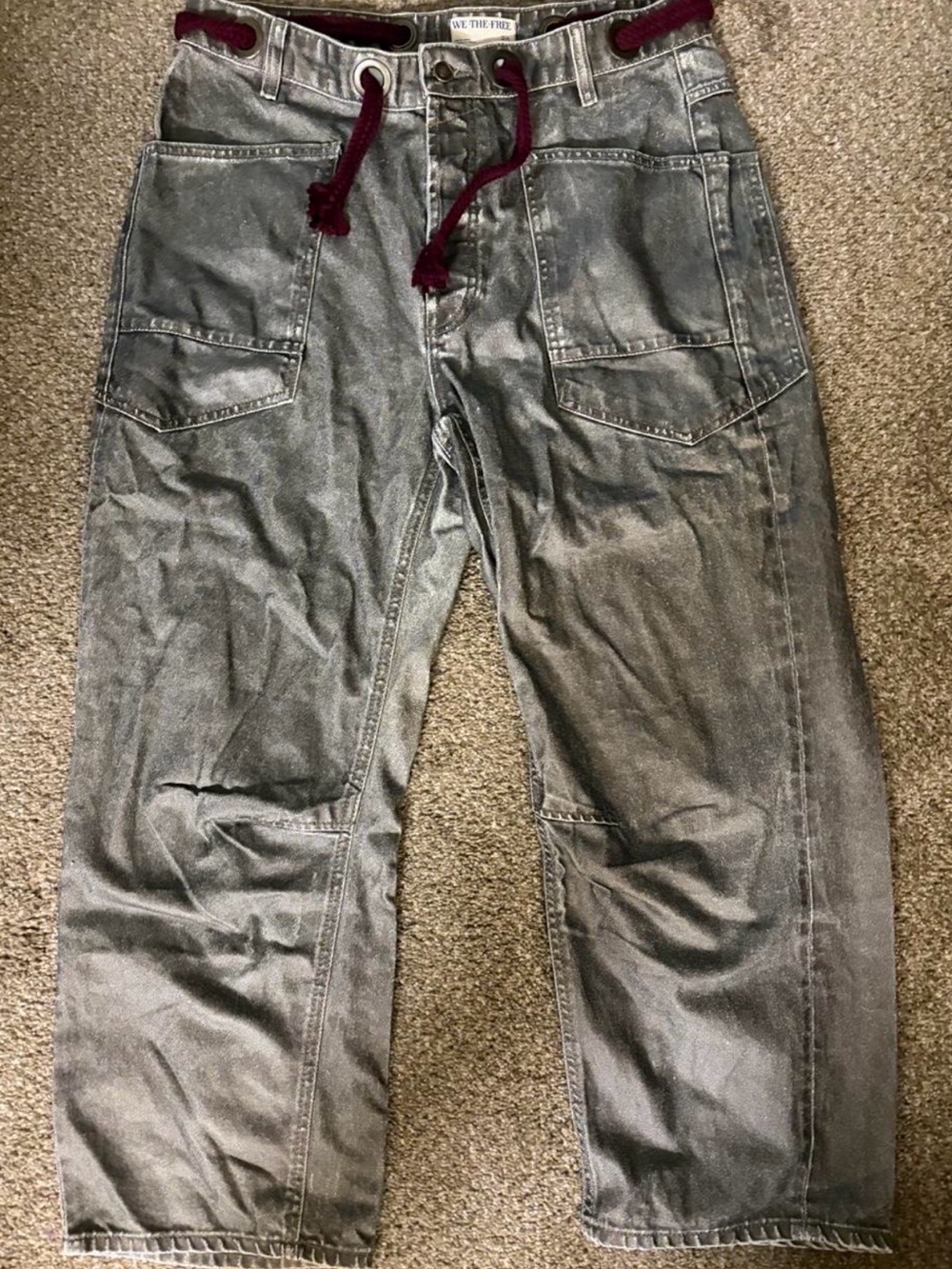 We the free Moxie Pull-On Barrel Jeans